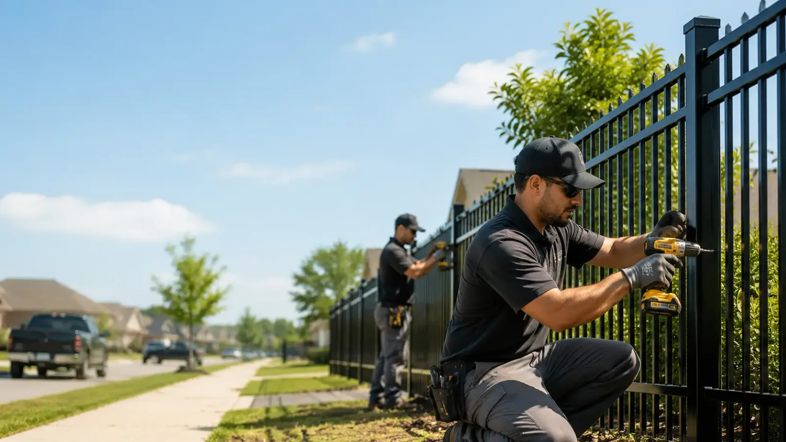 Metal Fence Installation in Simonton, TX